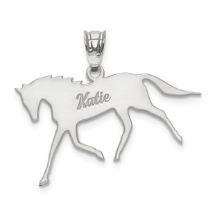 Horse Charm With Name For Your Pet