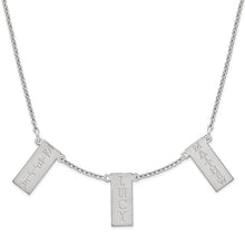 Personalized Bar Necklace with 3 Names